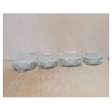 NEW SNAPWARE GLASS STORAGE CONTAINER SET 8PC
