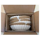 NEW THE PIONEER WOMAN COLETTE CREAM 4PK DINNER BOWL