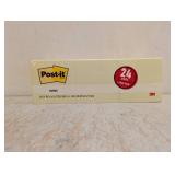 NEW 3M POST-IT BRAND NOTES 24 PADS LARGE PACK