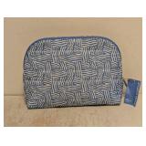 NEW SONIA KASHUK LARGE DOME CASE BLUE/WHITE