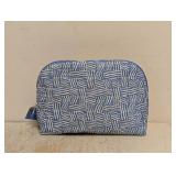 NEW SONIA KASHUK LARGE DOME CASE BLUE/WHITE