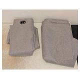 NEW 100% BLACKOUT WINDOW PANELS 2PK BROWN