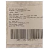 NEW HAZE SHEER PANEL PAIR 2PK LINEN