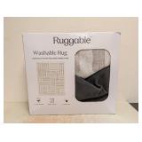 RUGGABLE WASHABLE RUG AND NONSLIP PAD