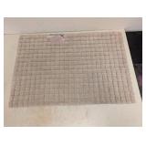 NEW SOFT GRID BATH MAT TAN
