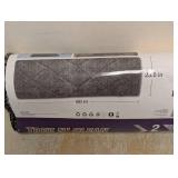 NEW TREK N’ CLEAN MICROFIBER UTILITY MAT BLACK/GRAY 2PK