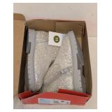 NEW CAT & JACK KIDS FLORA BOOTS SIZE 11 SILVER