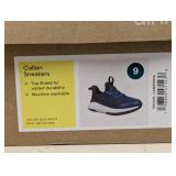 NEW ALL IN MOTION TODDLER CALLAN SNEAKERS SIZE 9 BLUE MULTI