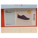 NEW CAT & JACK KIDS JETT SNEAKERS SIZE 1 BLUE