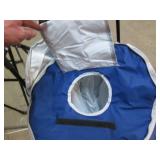 Folding stands, zippered cooler and... Folding stands, zippered cooler and...