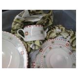 Gibson dinnerware set... Gibson dinnerware set...