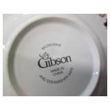 Gibson dinnerware set... Gibson dinnerware set...