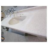 Bathroom sink and light... Bathroom sink and light...