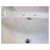 Bathroom sink and light... Bathroom sink and light...