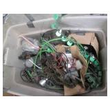 Tote containing assorted tools and ... Tote containing assorted tools and ...