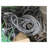 Tote containing assorted tools and ... Tote containing assorted tools and ...