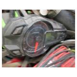 Box of assorted batteries, charger ... Box of assorted batteries, charger ...