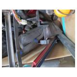 Box of assorted batteries, charger ... Box of assorted batteries, charger ...