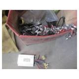 Plastic tote of automotive fluids, ... Plastic tote of automotive fluids, ...