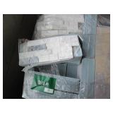 Pallet of assorted tiles and trim t... Pallet of assorted tiles and trim t...