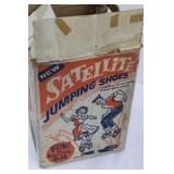 Rapaport Shoes Inc. Satellite Jumping Shoes - Vintage Kids' Toy with Coil Springs
