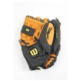 Baseball Gloves - Wilson A360 13in Softball Glove & Mizuno 13in Full-Grain Leather Glove