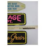 Grain Belt Beer Signs - We Built a Better Beer for You, Beverage Dept., Go with the Grain (Lot of 3) All ~18'L