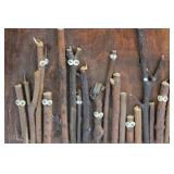 People Watchers Wood Wall Plaque with Twig Figures & Googly Eyes 11' x 9'