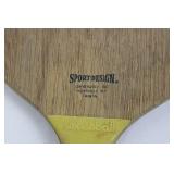 SportDesign Smashball Ping Pong Paddle Pair - 2-Pack - Wood Blades, Taiwan