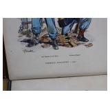 Vintage US Army Infantry Set - 6 Antique Military Wall Decor (1814-1950) 12' x 9'