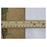 Vintage US Army Infantry Set - 6 Antique Military Wall Decor (1814-1950) 12' x 9'