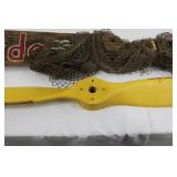 Lakeside Bar Sign (Lot of 2) - Wooden Vintage Sign Panels, 78in & 55in