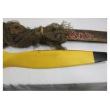 Lakeside Bar Sign (Lot of 2) - Wooden Vintage Sign Panels, 78in & 55in