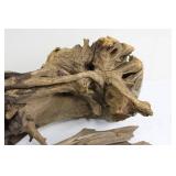 Driftwood Decor Set - 4 Pieces (Three Branches & Flat Slab) 20'-25'