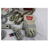 WARN Winch Accessory Kit - 16,000 LBS Max Load, Snatch Block, Strap, Chain, Gloves