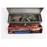 Craftsman Sears Tool Chest with Red Drawer Tray - Metal Garage Toolbox ~21'L