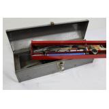 Craftsman Sears Tool Chest with Red Drawer Tray - Metal Garage Toolbox ~21'L