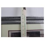 Framed Art Prints - Pair of Women Portraits in Abstract Collage 27.5' x 23.5'