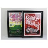 Alabama Shakes Cabooze Minneapolis Poster & Red Steam Engine Poster (Framed) 27' x 23'