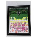 Alabama Shakes Cabooze Minneapolis Poster & Red Steam Engine Poster (Framed) 27' x 23'