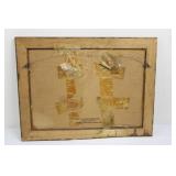 Canadian Club Imported Framed Wall Sign - The Best In The House 19' x 21'