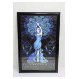 Minneapolis Burlesque Festival Poster - Framed (October 3-6, 2019) 18.5' x 12'