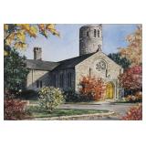 Susan T. Amidon Fort Snelling Chapel Art Print 17' x 20.5'