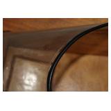 APBA Wooden Speedboat Display Hull with Clear Canopy & Wooden Steering Wheel