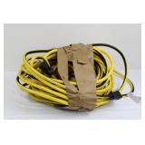 Yellow Extension Cords Bundle - Coiled Power Cables