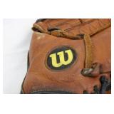 Franklin, Mizuno, Wilson Baseball Gloves (Lot of 3)