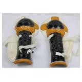 SARO SP12 Catcher's Gear Set - Chest Protector, Leg Guards, Mask - 2 Bats (Easton S500, DeMarini)