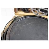 BB Vintage Cast Iron Cookware Set in Wooden Box