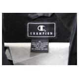 Champion Windbreaker Jacket - Two-Tone Grey/Black, Hooded, XL