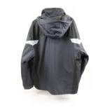 Champion Windbreaker Jacket - Two-Tone Grey/Black, Hooded, XL